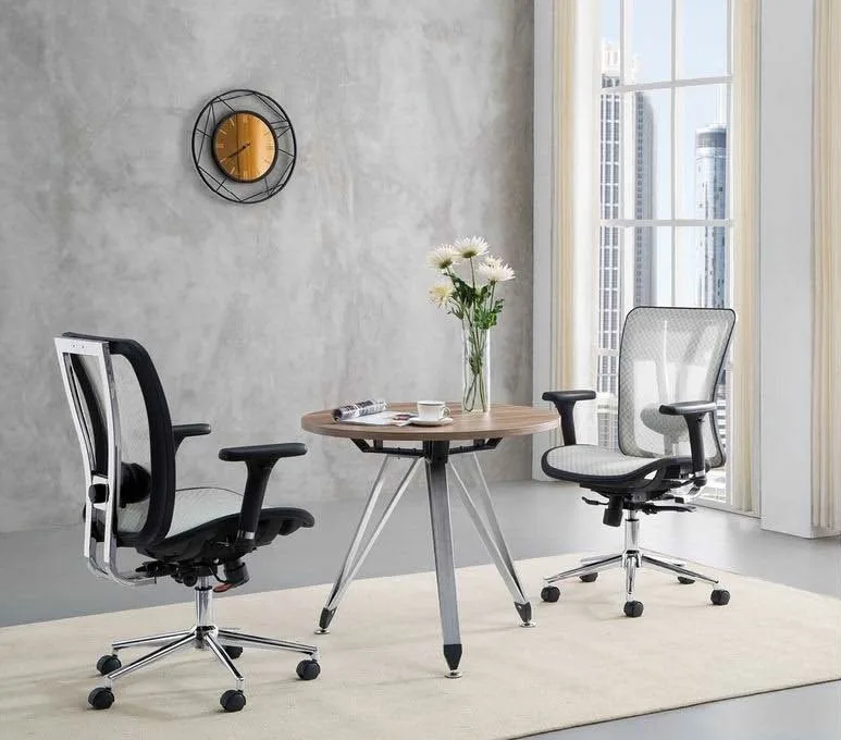 Round meeting table 80 cm