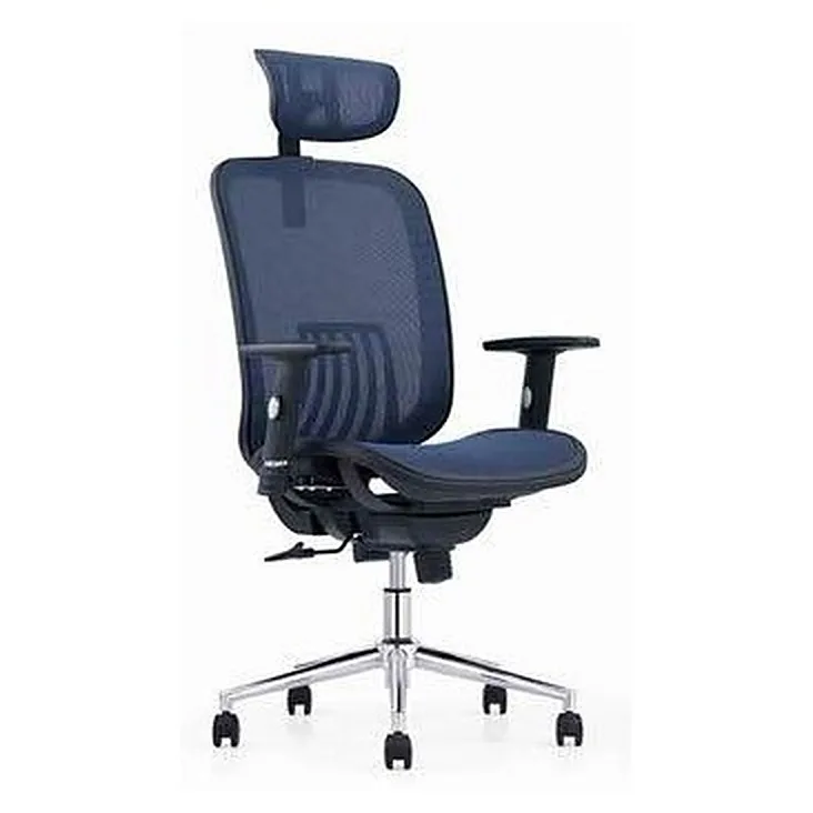 Ergonomic full-mesh chair with headrest