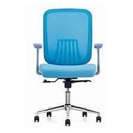 Mid-back mesh office chair with padded seat