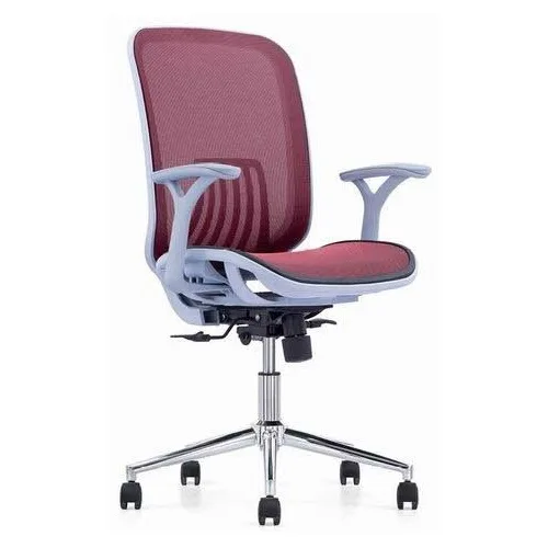 Mid-back full-mesh office chair, grey frame
