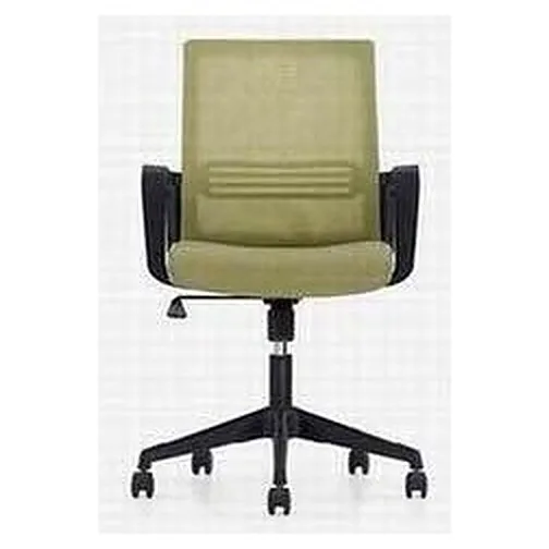 Mid-back mesh task chair, light green