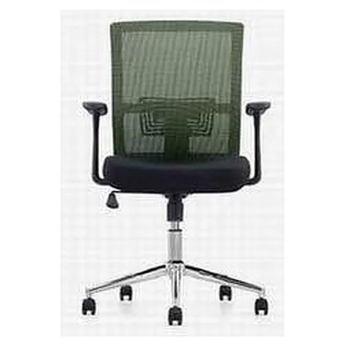 Mid-back mesh task chair, dark green
