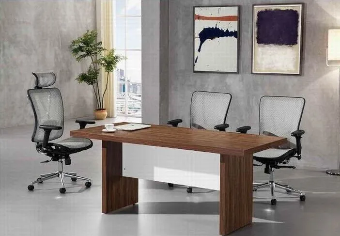 Rectangular meeting table 180 cm