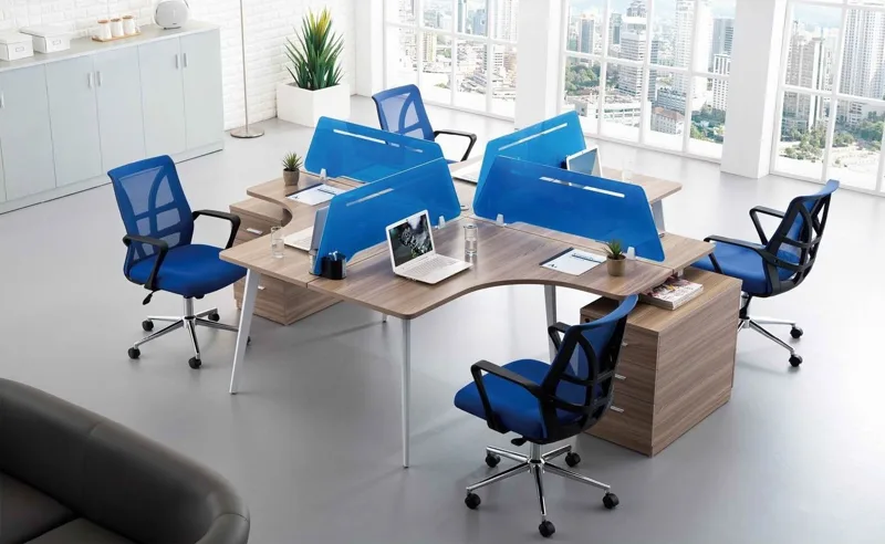 4-person cluster workstation 240 cm