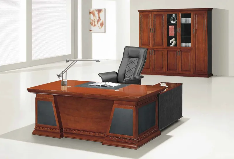 Office bookcase cabinet 225 cm with glass doors