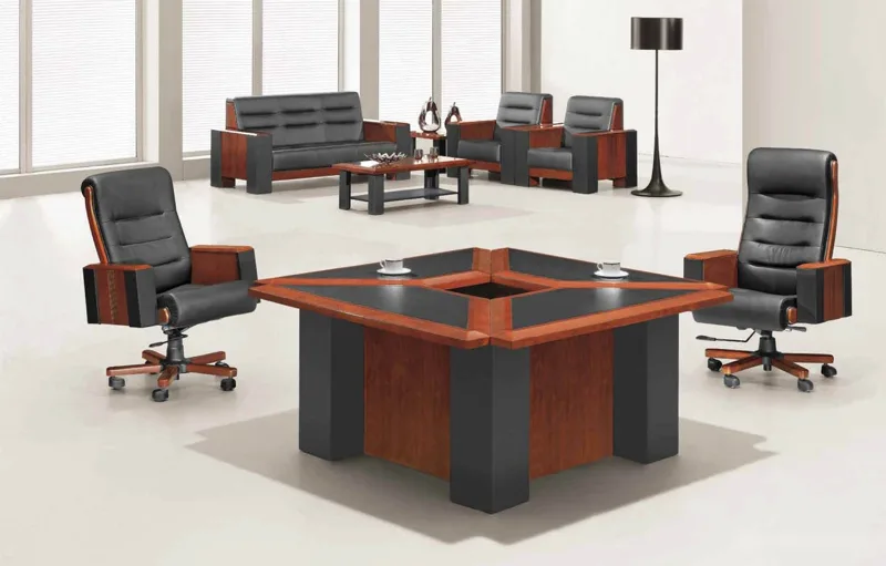 Square meeting table 160 cm
