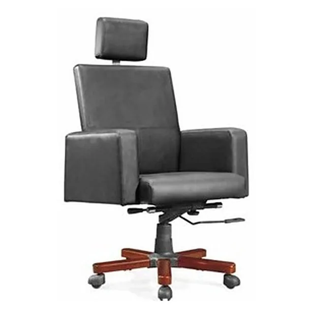 High-back executive chair with headrest