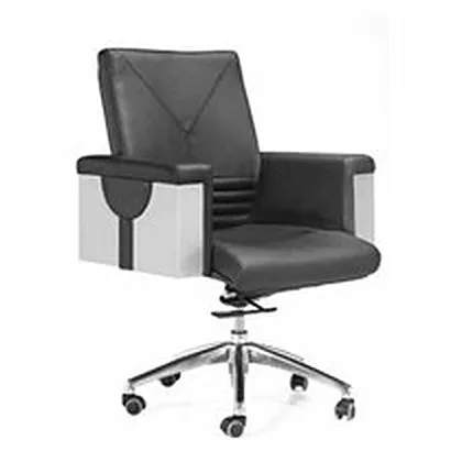 Medium-back executive chair, black