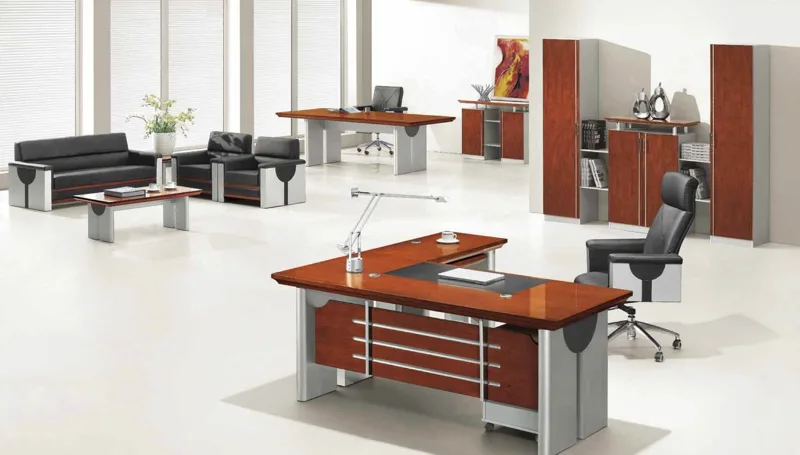 L-shaped executive desk 190 cm