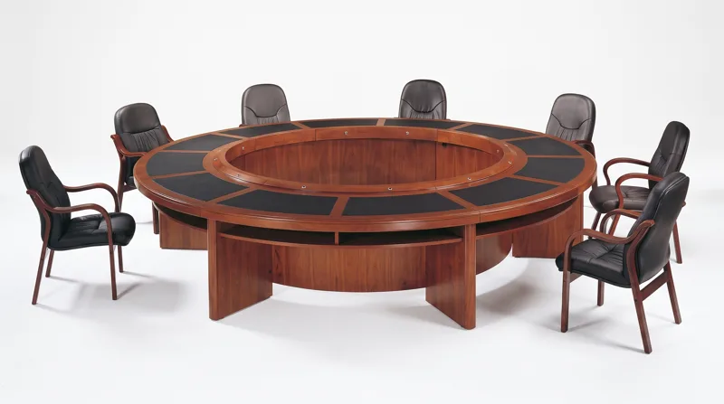 Round conference table 4.2 m, seats 21