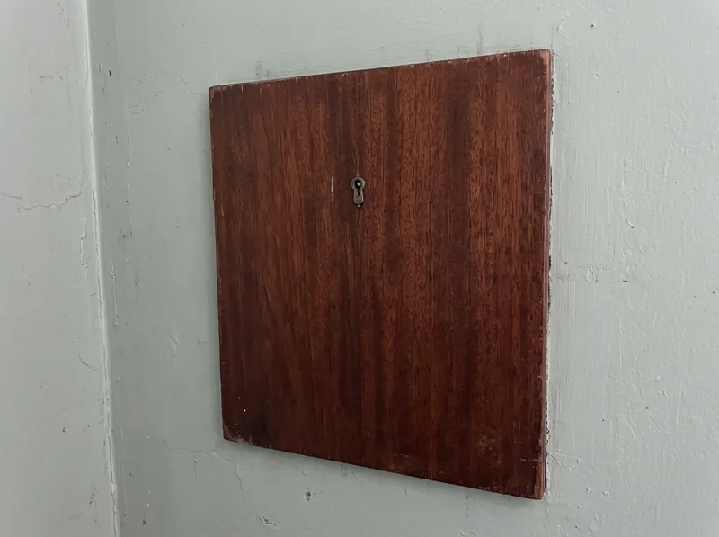 2-door wooden service cabinet