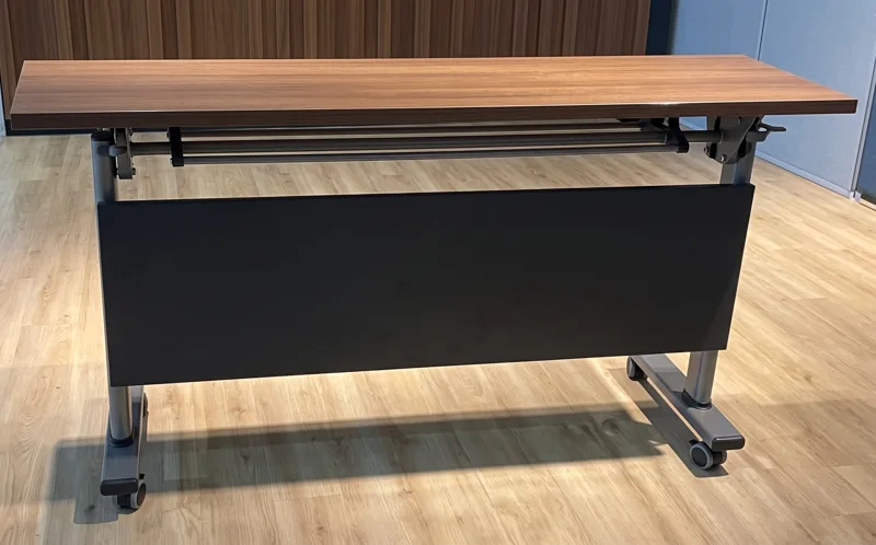 Folding training table 1.2 m on castors