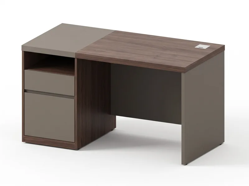 Office desk 1.4 m with left drawer unit