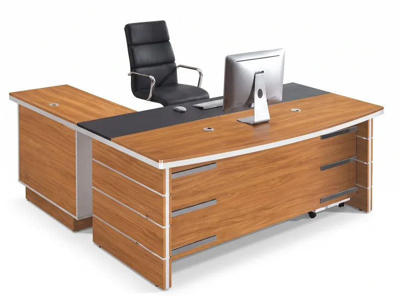 Executive desk 1.6 m with side return