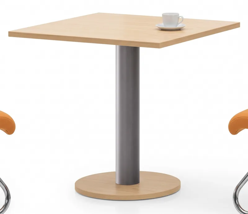 Square meeting table 80 cm, 4 persons