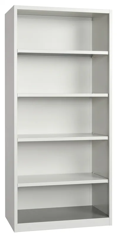 Open steel bookcase, 1.8 m