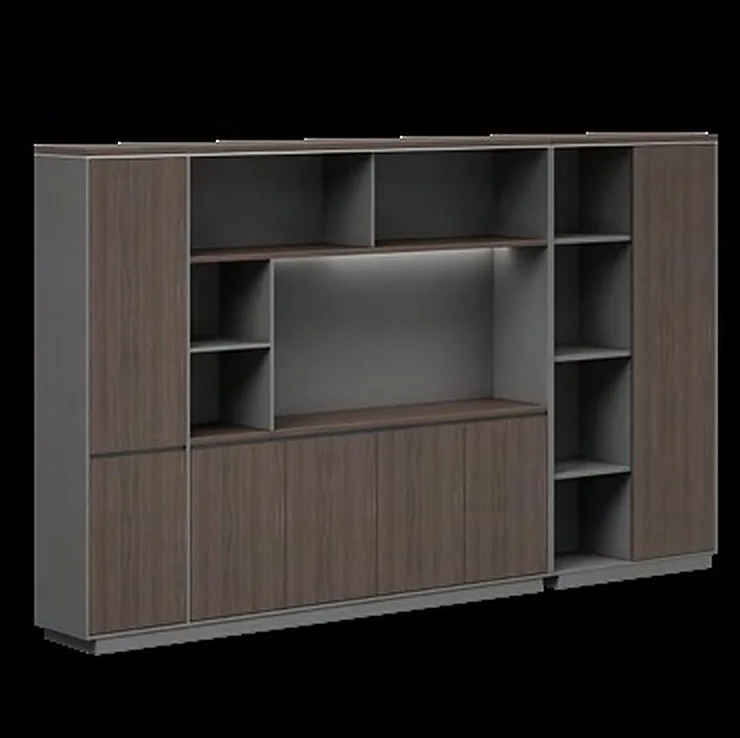 Wall bookcase unit 3.4 m