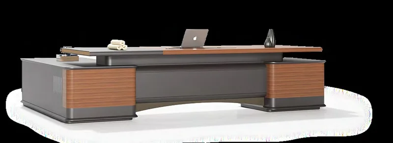Executive desk with twin pedestals