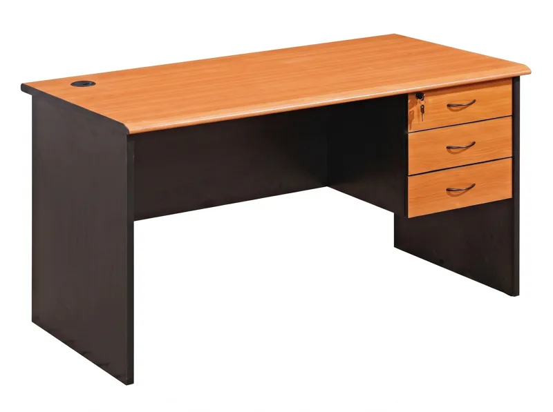 Office desk 1.2 m with 3-drawer pedestal