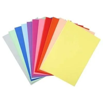 Assorted colour inner folders 22 × 31 cm, pack of 250