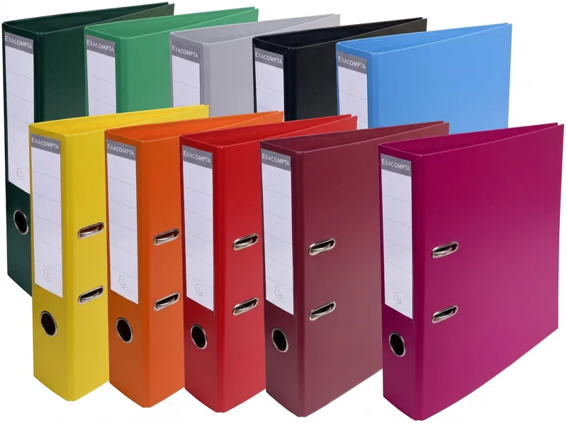 Exacompta A4 PVC lever-arch file, 70 mm