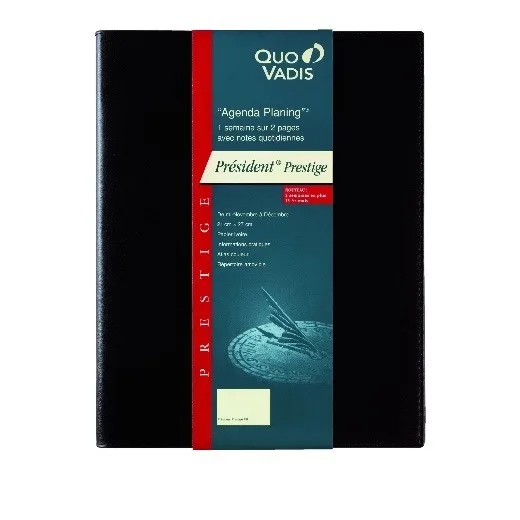 Quo Vadis Président Prestige weekly diary 2021, 21 × 27 cm