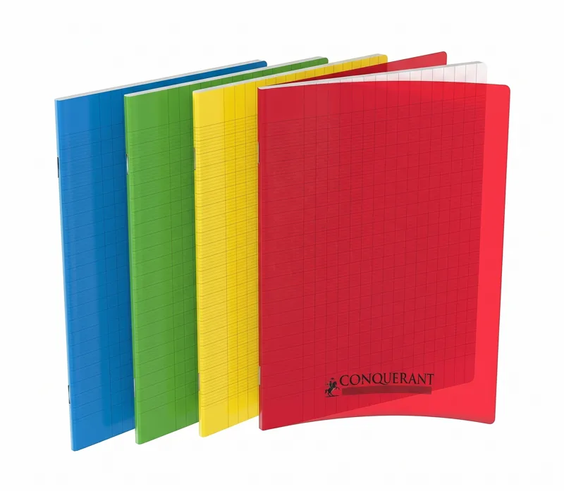 Notebook 17 × 22 cm, 100 pages, large squares
