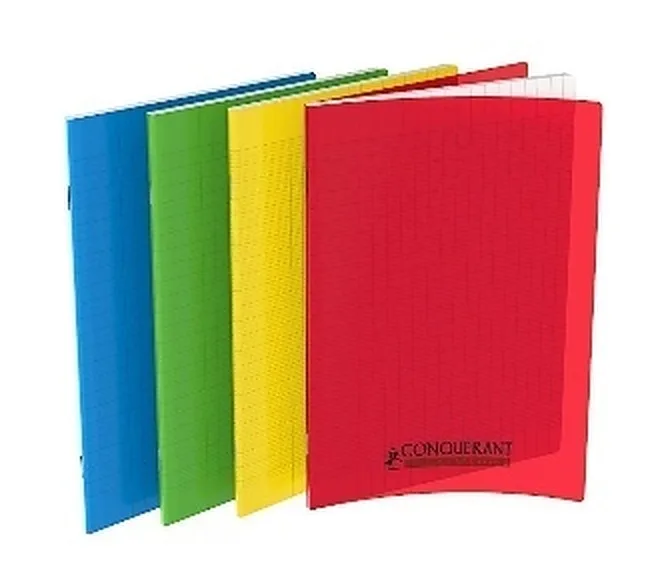 Notebook 17 × 22 cm, 300 pages, large squares