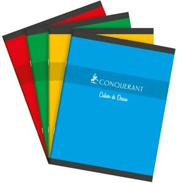 Conquérant drawing book 17 × 22 cm, 32 pages