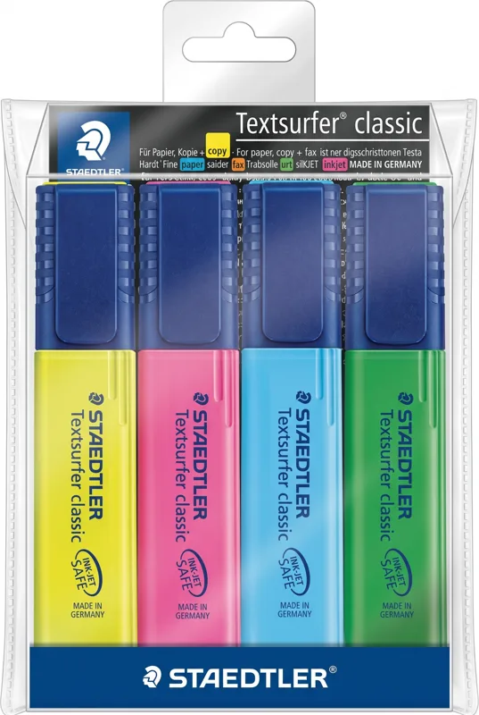 Staedtler Textsurfer classic highlighters, set of 4