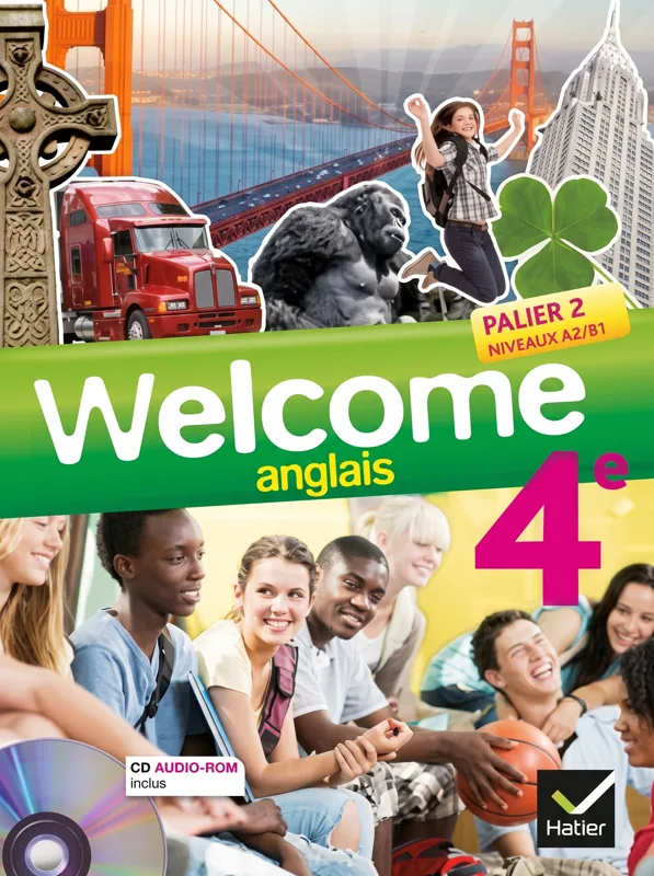 Welcome anglais 4ème - Manuel + CD élève