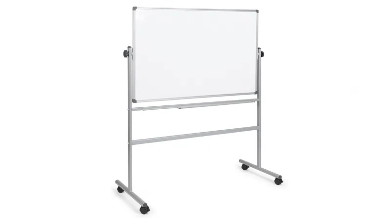 Pivoting mobile whiteboard 90 × 120 cm